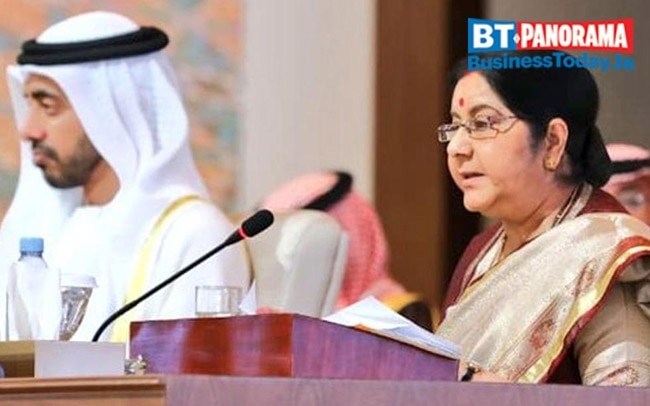 Key milestones in Sushma Swaraj's  political career