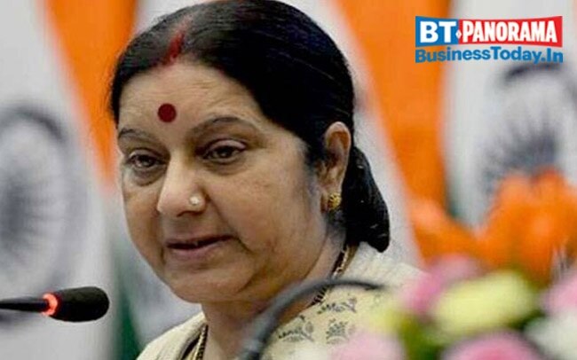 Key milestones in Sushma Swaraj's  political career
