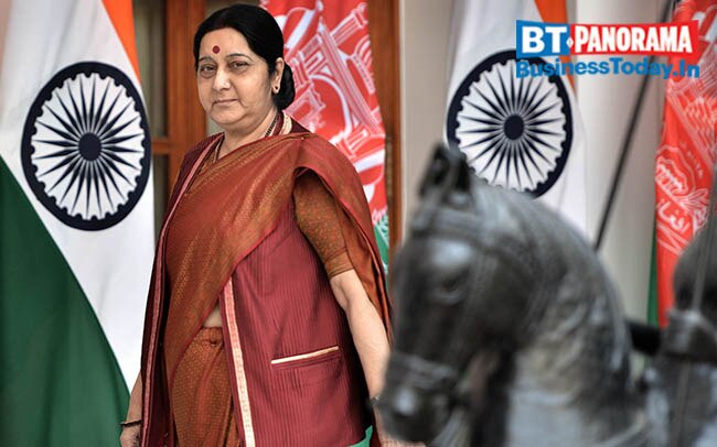 Key milestones in Sushma Swaraj's  political career