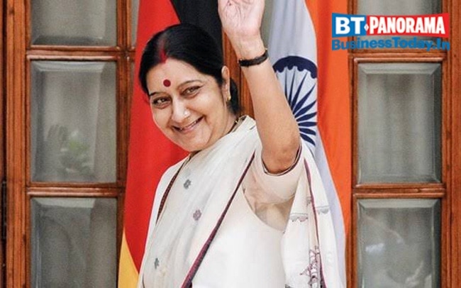 Key milestones in Sushma Swaraj's  political career