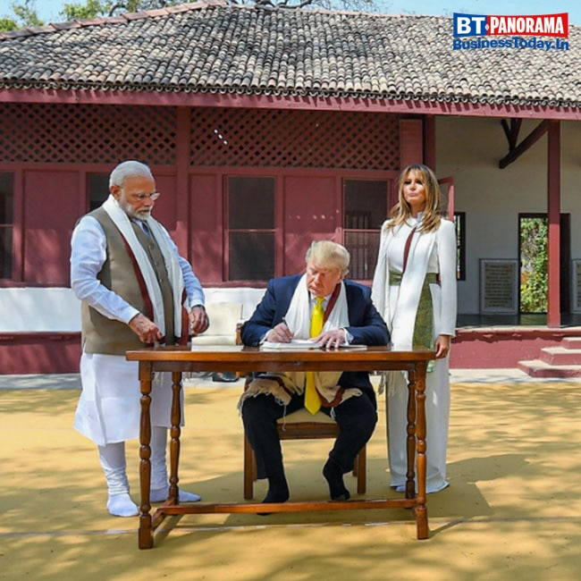 How President Trump and family spent Day 1 of India visit