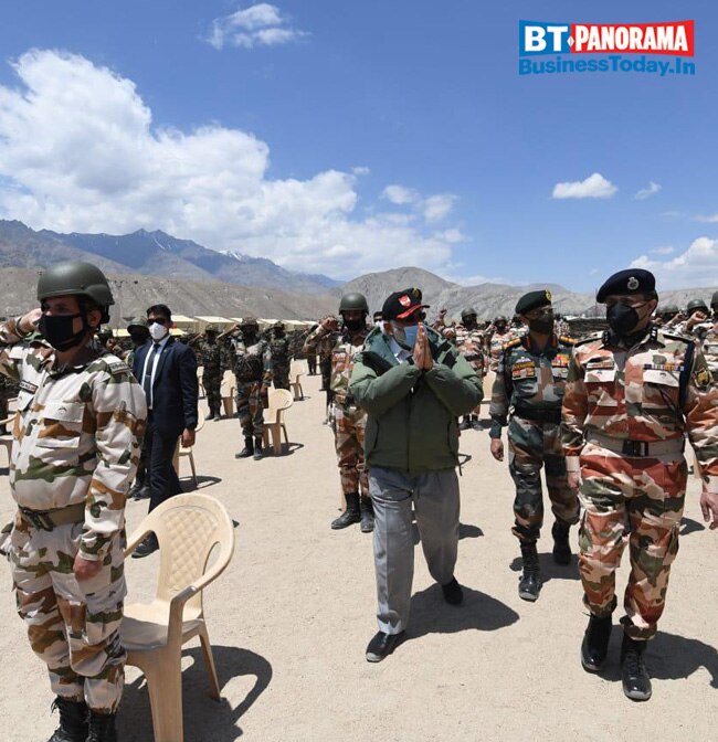 PM Modi makes surprise visit to Ladakh amid rising India-China tension