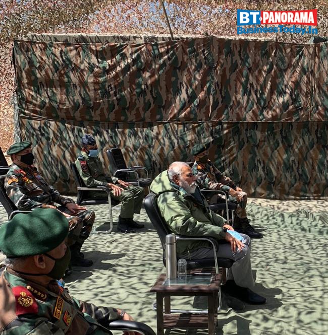 PM Modi makes surprise visit to Ladakh amid rising India-China tension