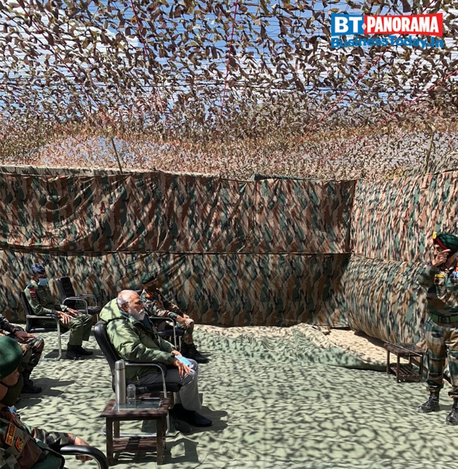 PM Modi makes surprise visit to Ladakh amid rising India-China tension