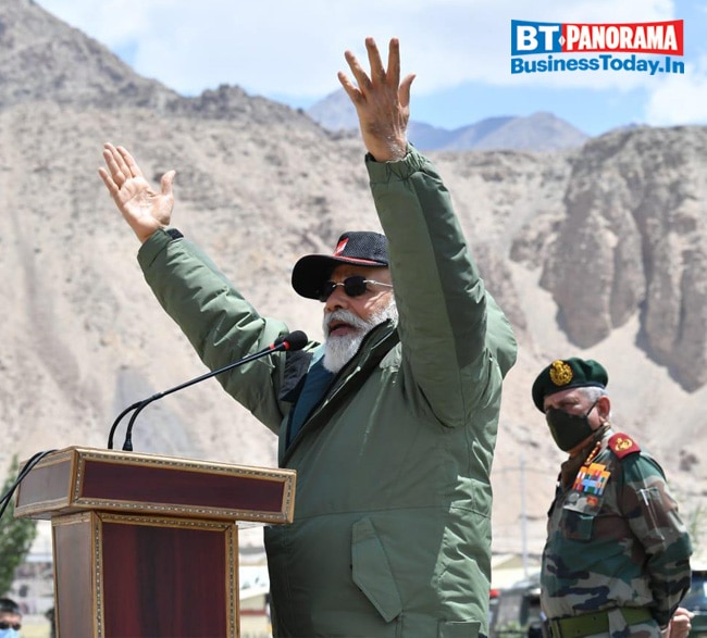 PM Modi makes surprise visit to Ladakh amid rising India-China tension