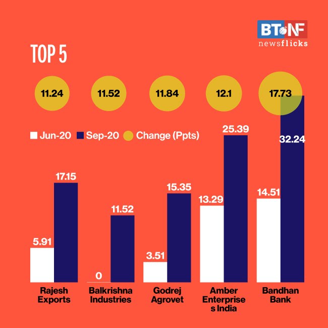 FPIs raise stakes in 41% BSE 500 stocks during Q2 FY21