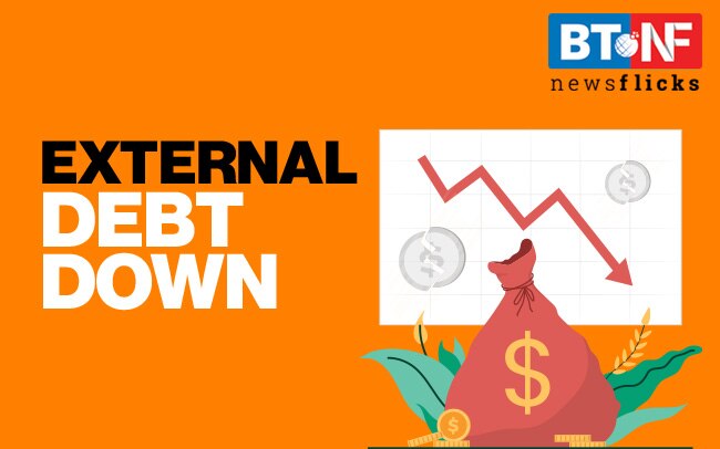 India's external debt declines to $554.5 bn in June from March level