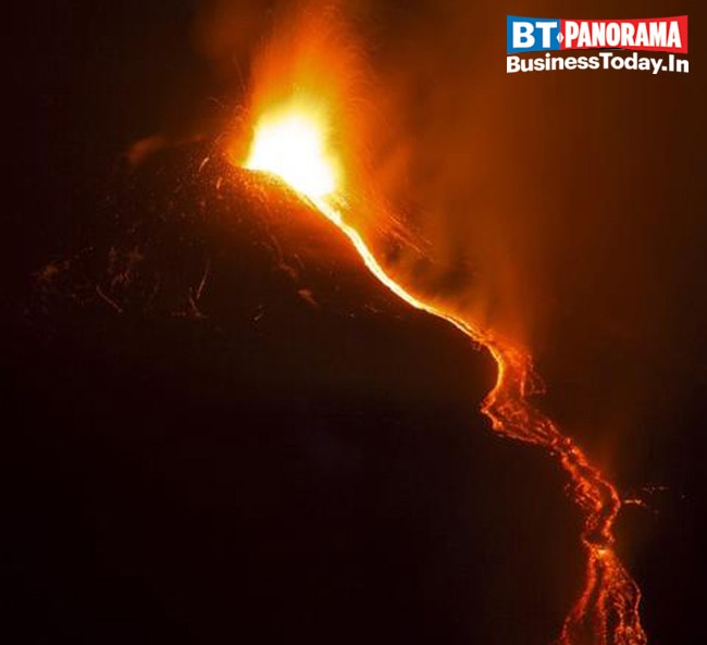 Mt Etna, one of the most active volcanoes, doesn't fail to amaze