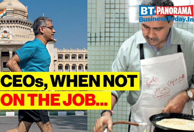 Running, jogging, cooking: CEOs find solace outside work
