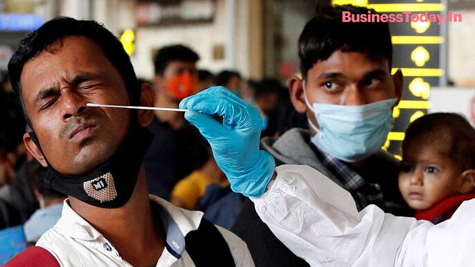 In Pics: India Sees Fresh COVID-19 Spike In Pics: India Sees Fresh COVID-19 Spike