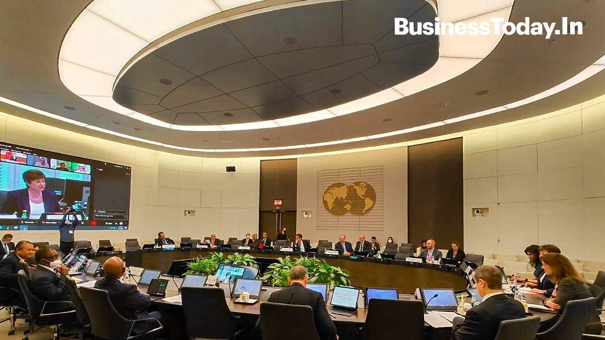 Union Finance Minister Nirmala Sitharaman attends G20 Emerging Market Economies meeting on the sidelines of the upcoming G20 Finance Ministers and Central Bank Governors Meeting, in Washington D.C
