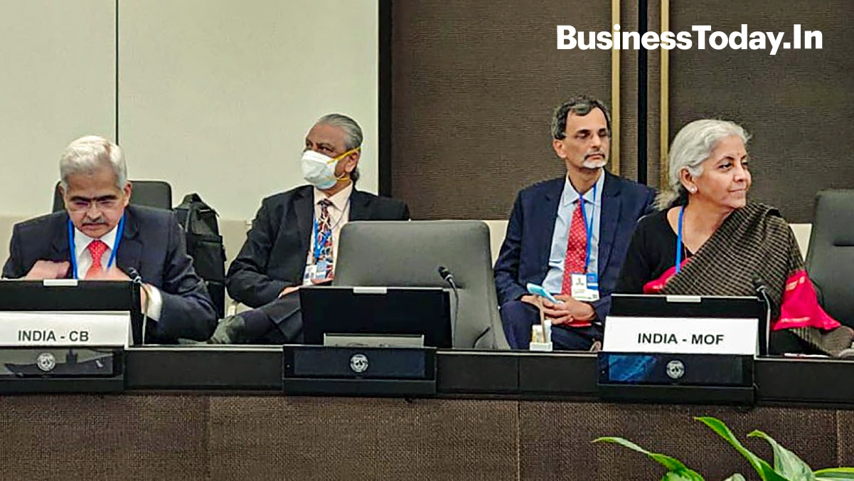 Union Finance Minister Nirmala Sitharaman and RBI Governor Shaktikanta Das attend G20 Emerging Market Economies meeting on the sidelines of the upcoming G20 Finance Ministers and Central Bank Governors Meeting