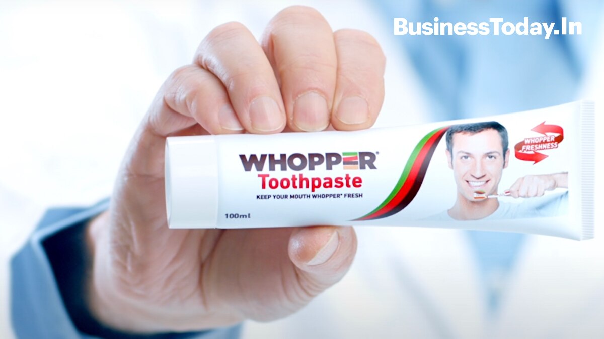 Burger King toothpaste