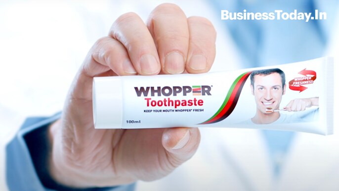 Burger King toothpaste Burger King toothpaste