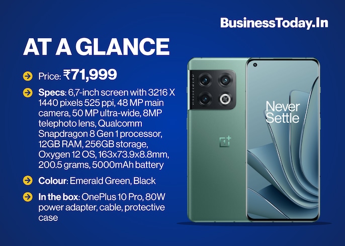 OnePlus has once again struck gold with its top-of-the-line model. Green is the new black. And the one in the 10 Pro with slight texture (reminiscing of the company’s Sandstone finish) looks classy. While the rear doesn’t feel like glass, it is glass, so OnePlus has once again struck gold with its top-of-the-line model. Green is the new black. And the one in the 10 Pro with slight texture (reminiscing of the company’s Sandstone finish) looks classy. While the rear doesn’t feel like glass, it is glass, so