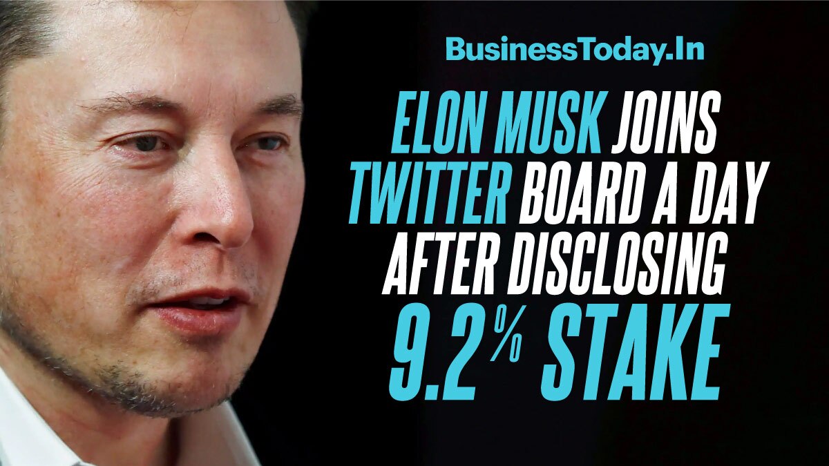 Twitter CEO Parag Agrawal welcomed Elon Musk on the company’s board and said that he would bring more value to the board. Musk owns 9.2 per cent stake in the microblogging platform.
