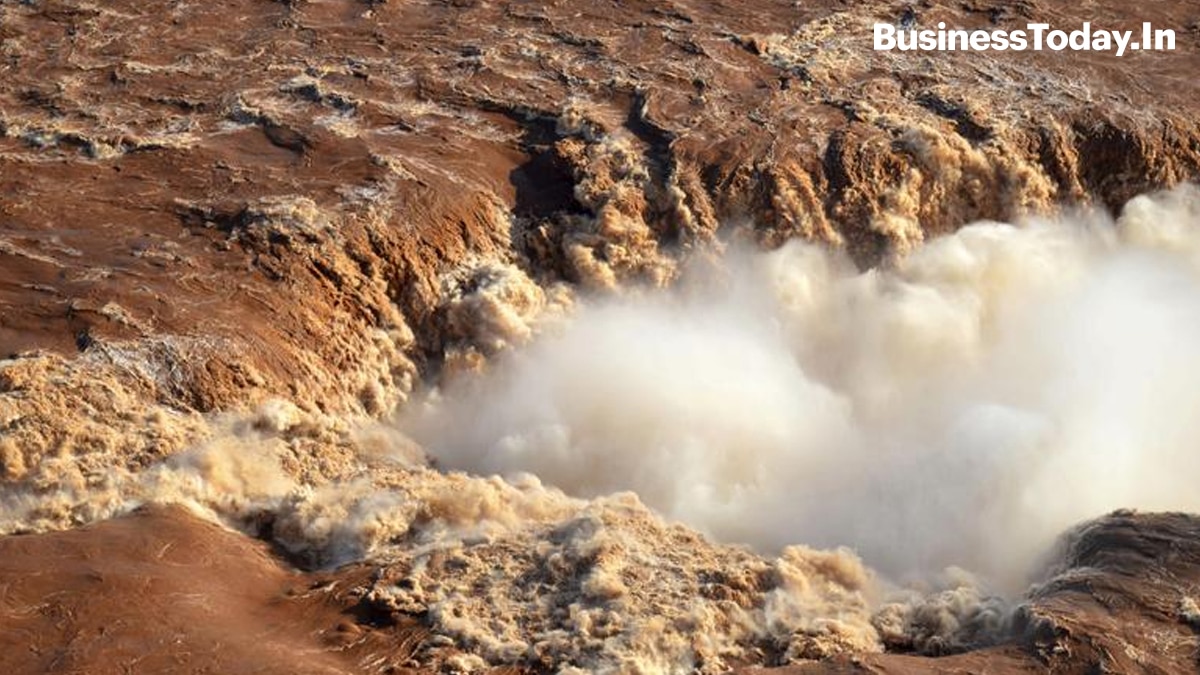 Iguazu Falls in the Argentinian northwest province of Misiones.