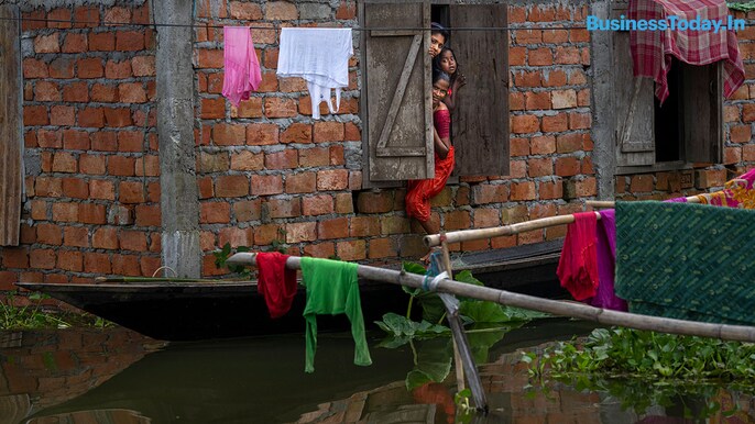 The National Disaster Response Force and the Indian Army have evacuated thousands of people in the last week from the roofs of their houses with inflatable boats. They fear some people are still missing. The National Disaster Response Force and the Indian Army have evacuated thousands of people in the last week from the roofs of their houses with inflatable boats. They fear some people are still missing.