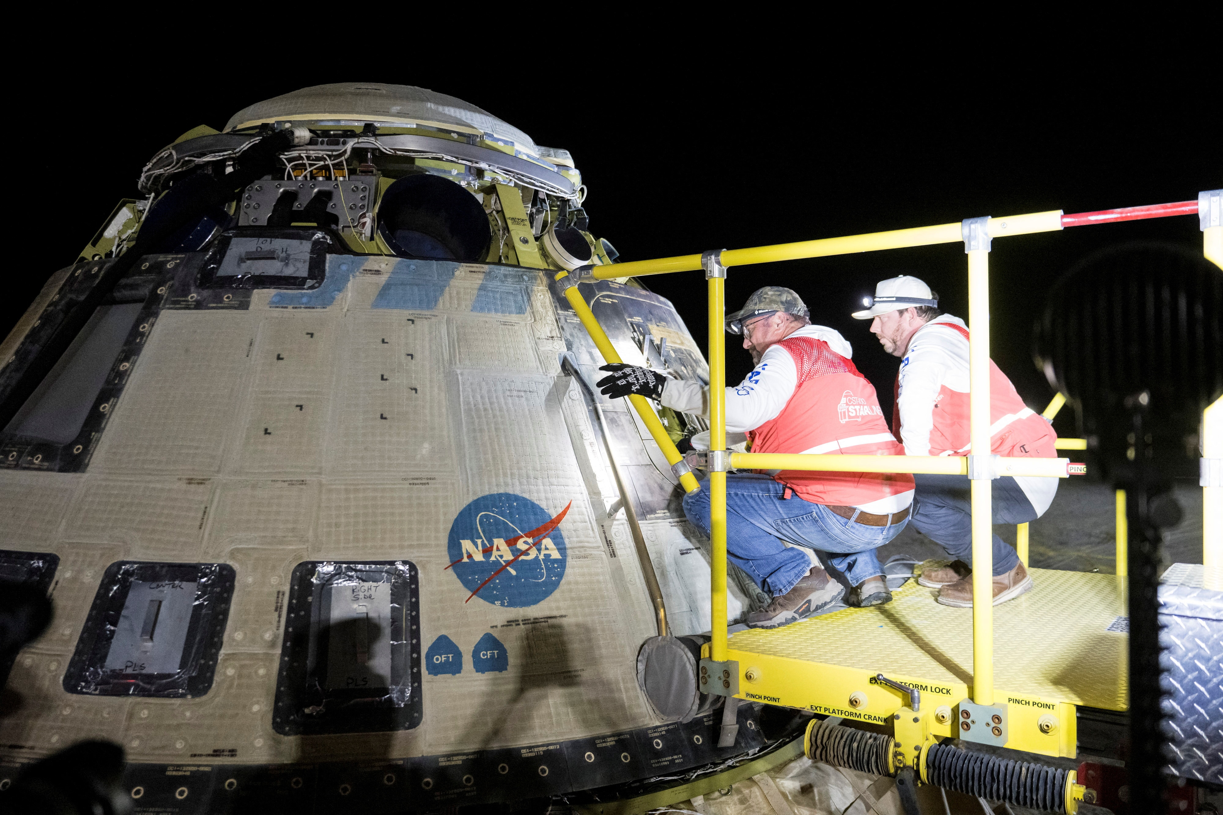 Scientists begin early inspection of Boeing Starliner 