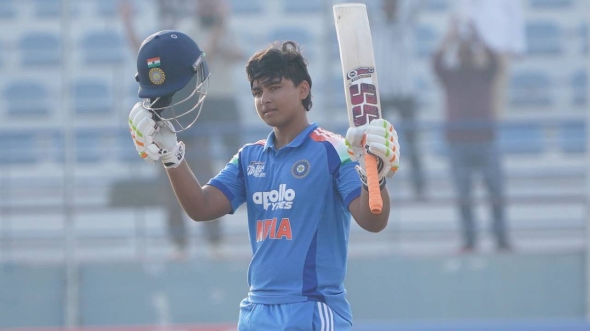 India's batting prodigy Vaibhav Suryavanshi in frame