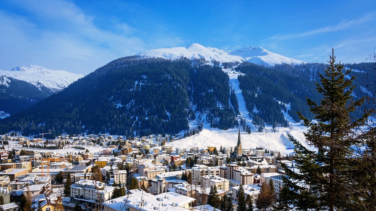 Inside davos when winter takes over