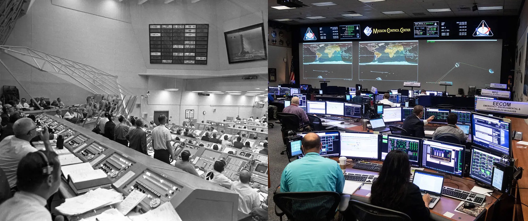 NASA Mission Control Rooms