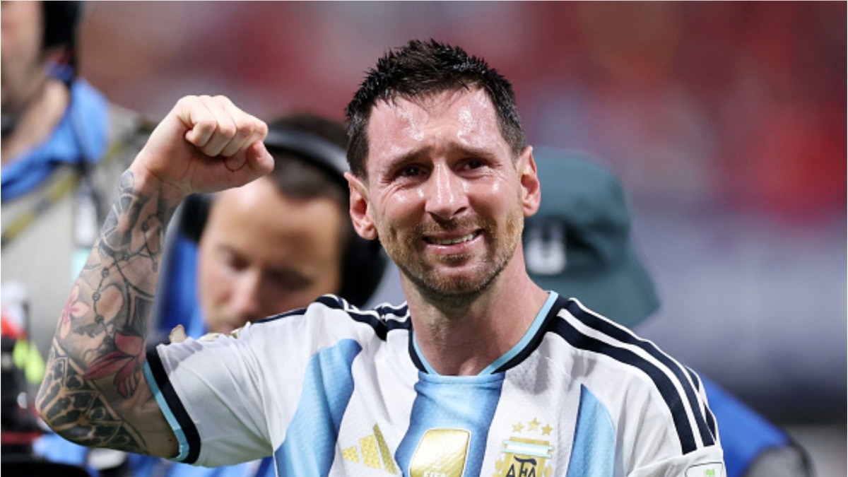 Lionel Messi in the frame. (Getty)