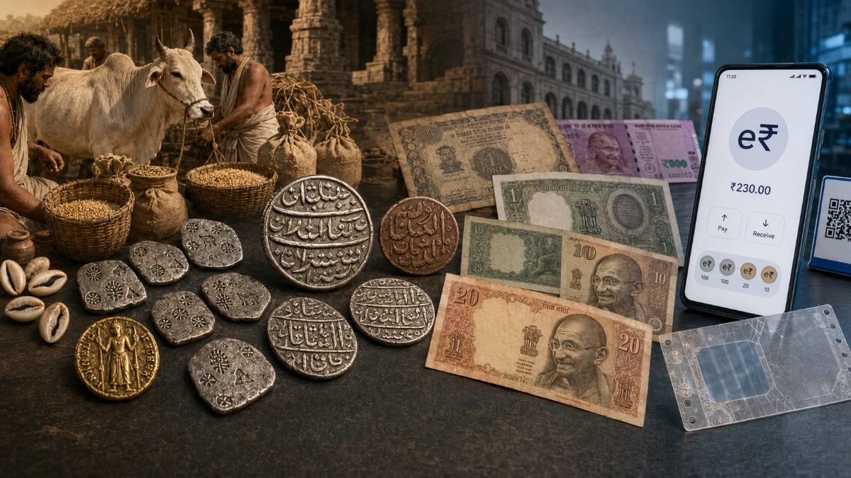How Indian currency evolved from ancient coins to digital money