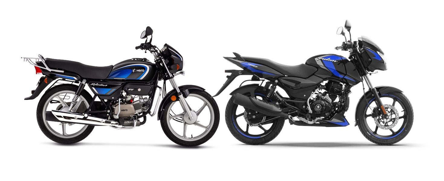 Hero Splendor Plus And Bajaj Pulsar 150 — 785mm