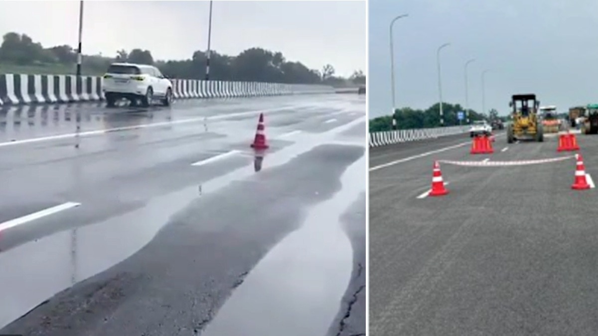 Six Locations With Pavement Slippage Or Settlement