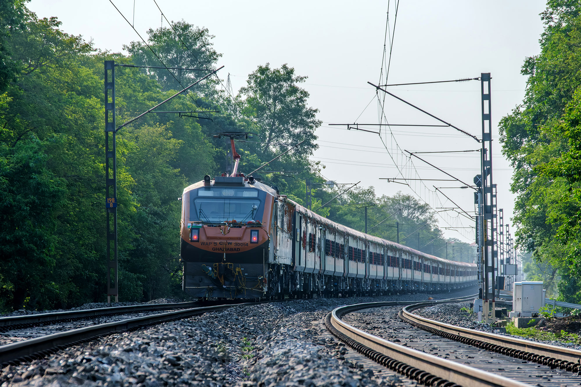 The 22-coach train focuses on sleeper and general travel