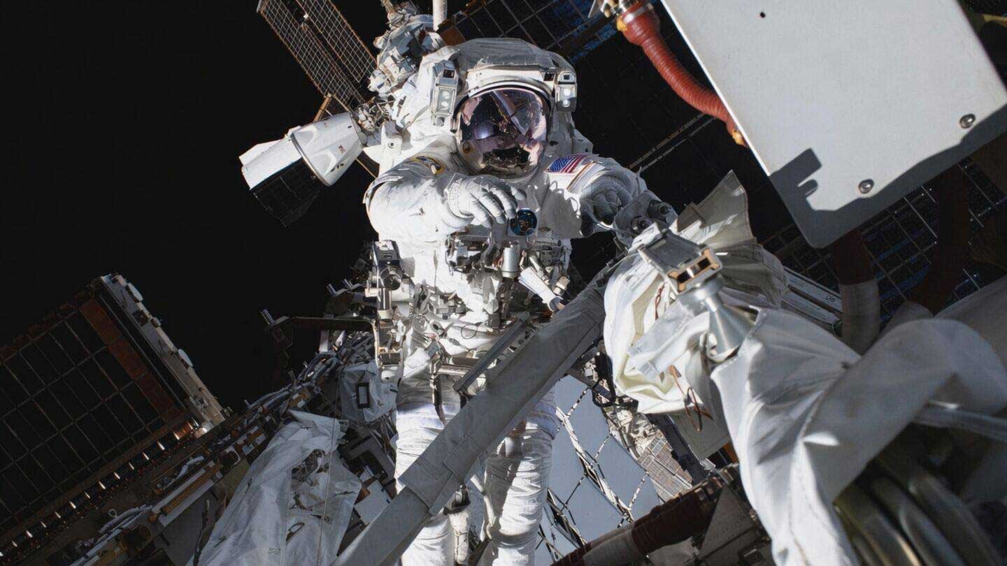 The astronauts will replace a critical antenna