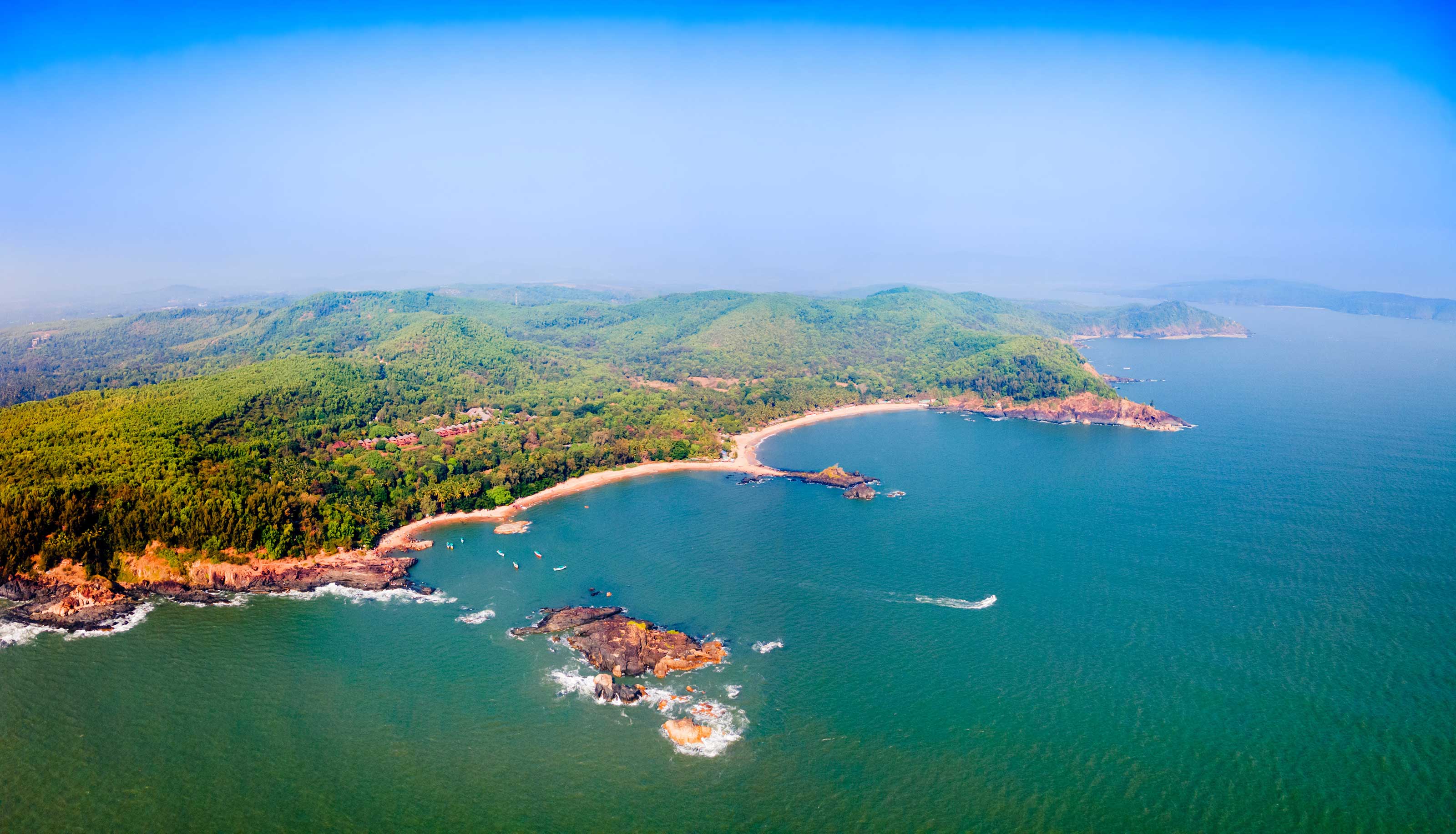 Om Beach: Famous for its distinctive shape