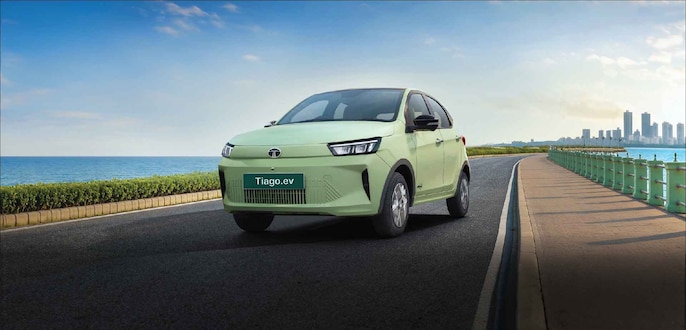 Tata Tiago EV — From ₹4.69 Lakh (BaaS) Tata Tiago EV — From ₹4.69 Lakh (BaaS)