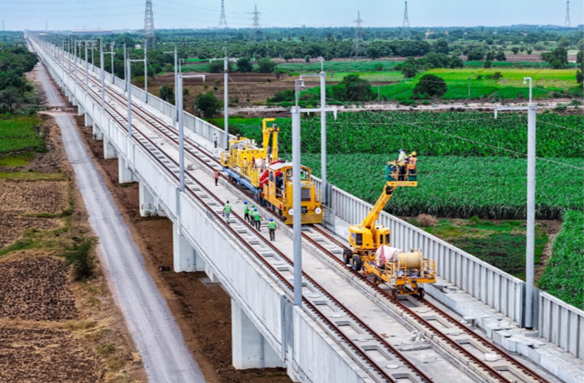 Vapi–Surat civil work has a separate December target