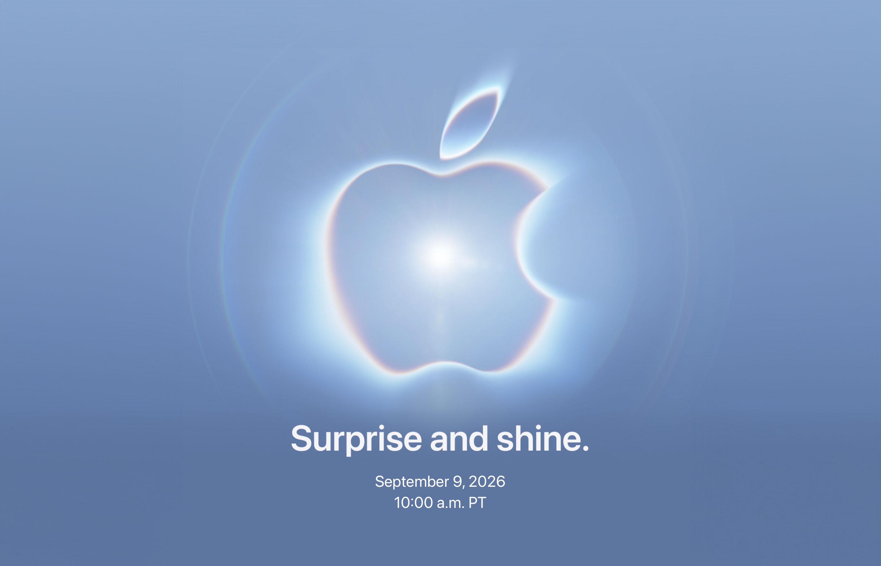 Apple will stream its event on September 9 at 10 a.m. Pacific