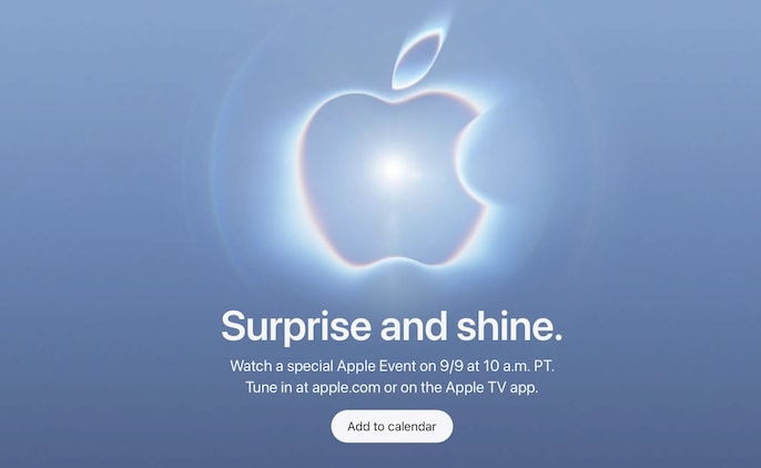 Apple’s event is September 9 at 10 a.m. Pacific Time—not “tomorrow” Apple’s event is September 9 at 10 a.m. Pacific Time—not “tomorrow”