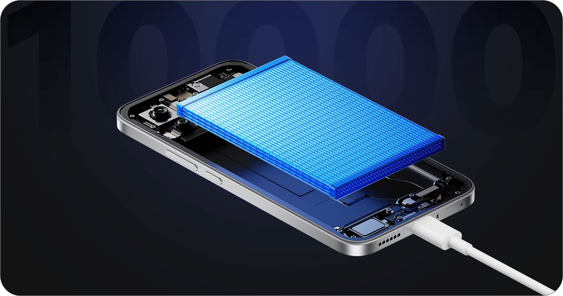 The Pro has 9,000mAh; the Pro Max reaches 10,000mAh
