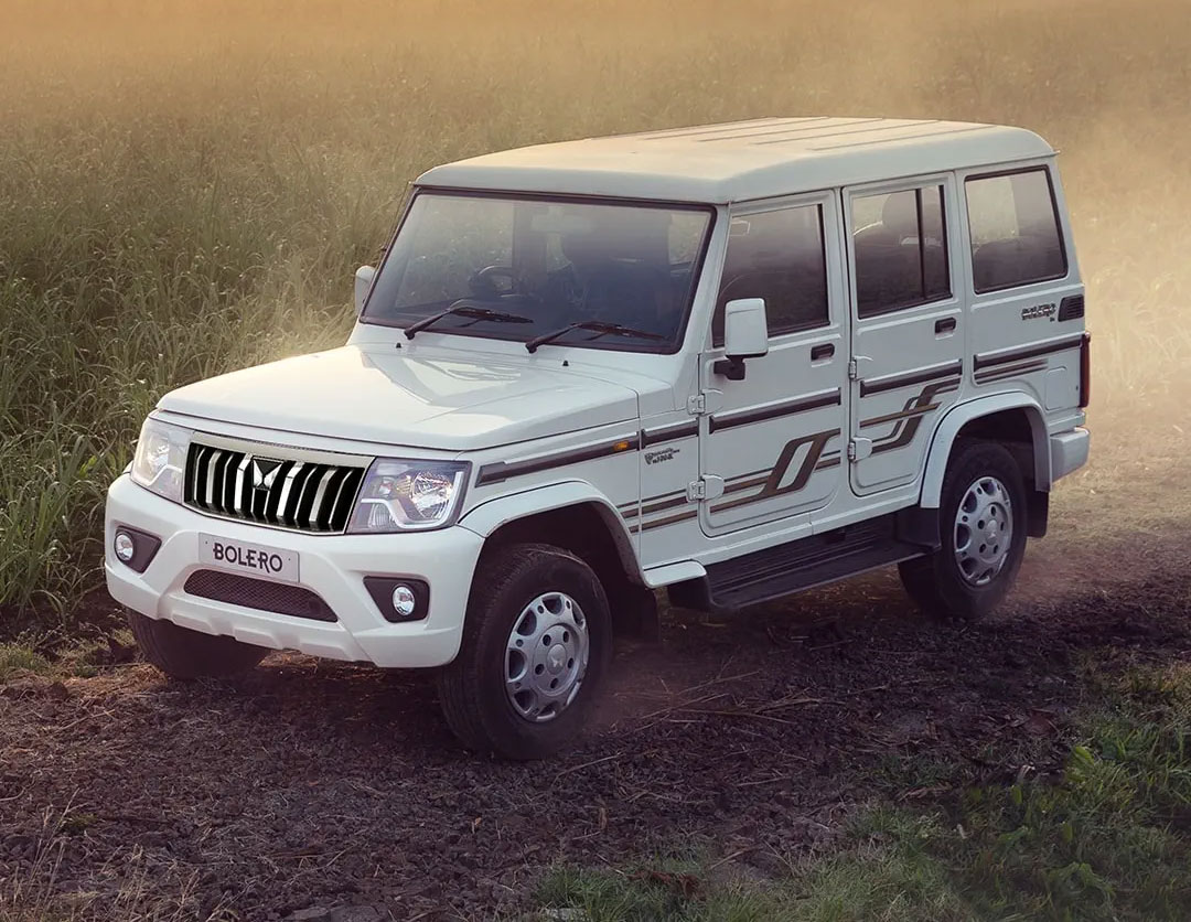 Mahindra Bolero — seven seats and a diesel-manual powertrain