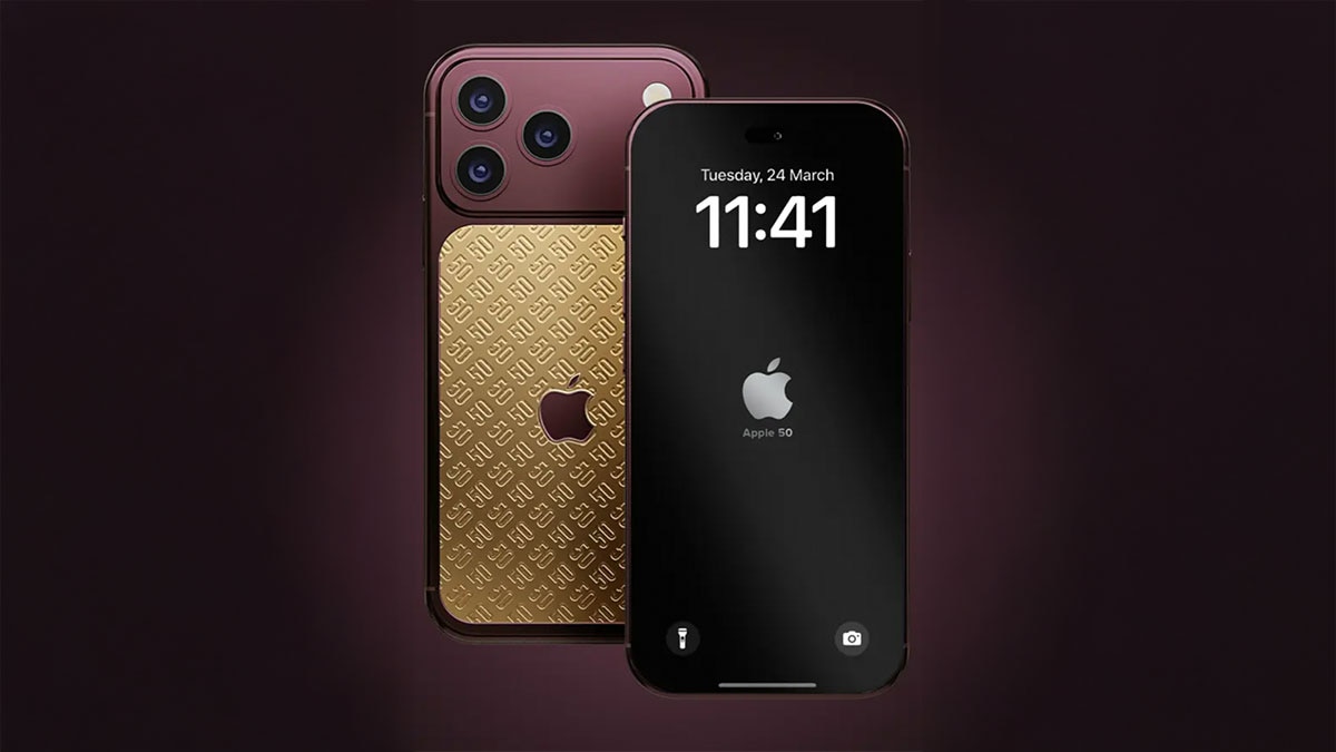 Golden iPhone