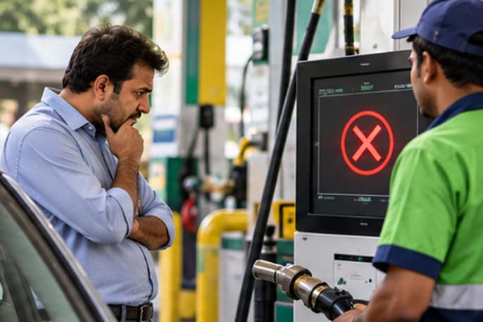 Fuel blocked Fuel blocked