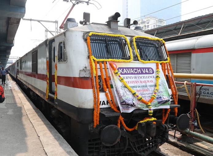 Kavach 4.0 was commissioned on 2,633 route km by July 31