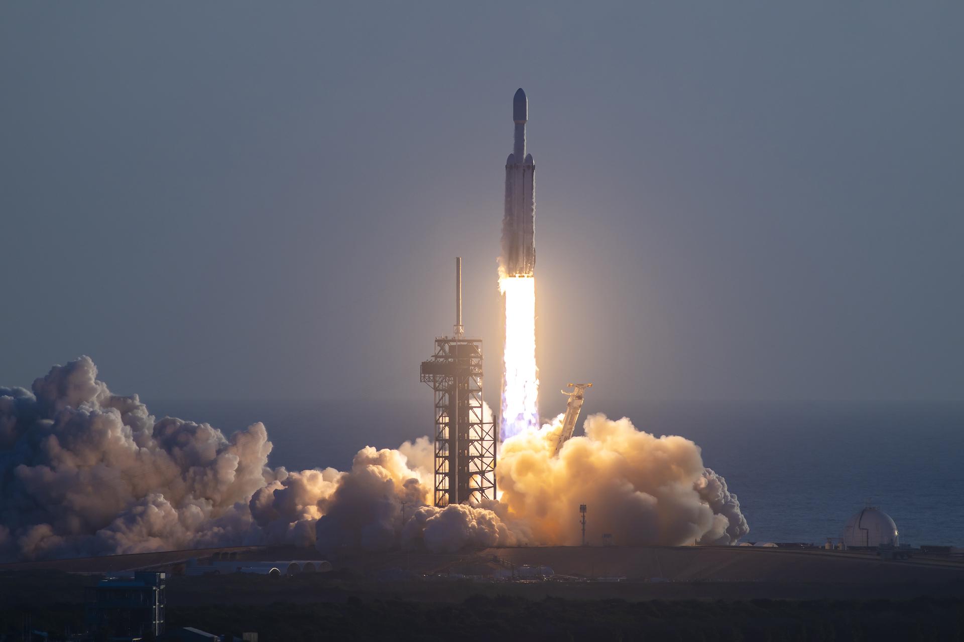 Roman launched 1,744 kg below the conservative mass limit