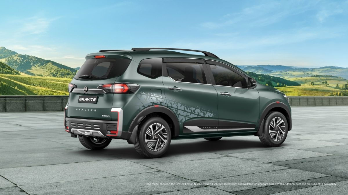 Nissan Gravite — the lowest starting price in this supplied list