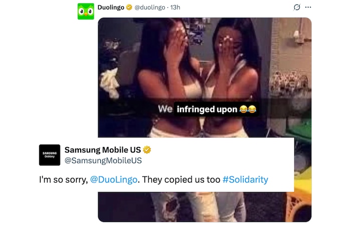 “Duo” brings Samsung and Duolingo into Apple’s launch-day jokes “Duo” brings Samsung and Duolingo into Apple’s launch-day jokes