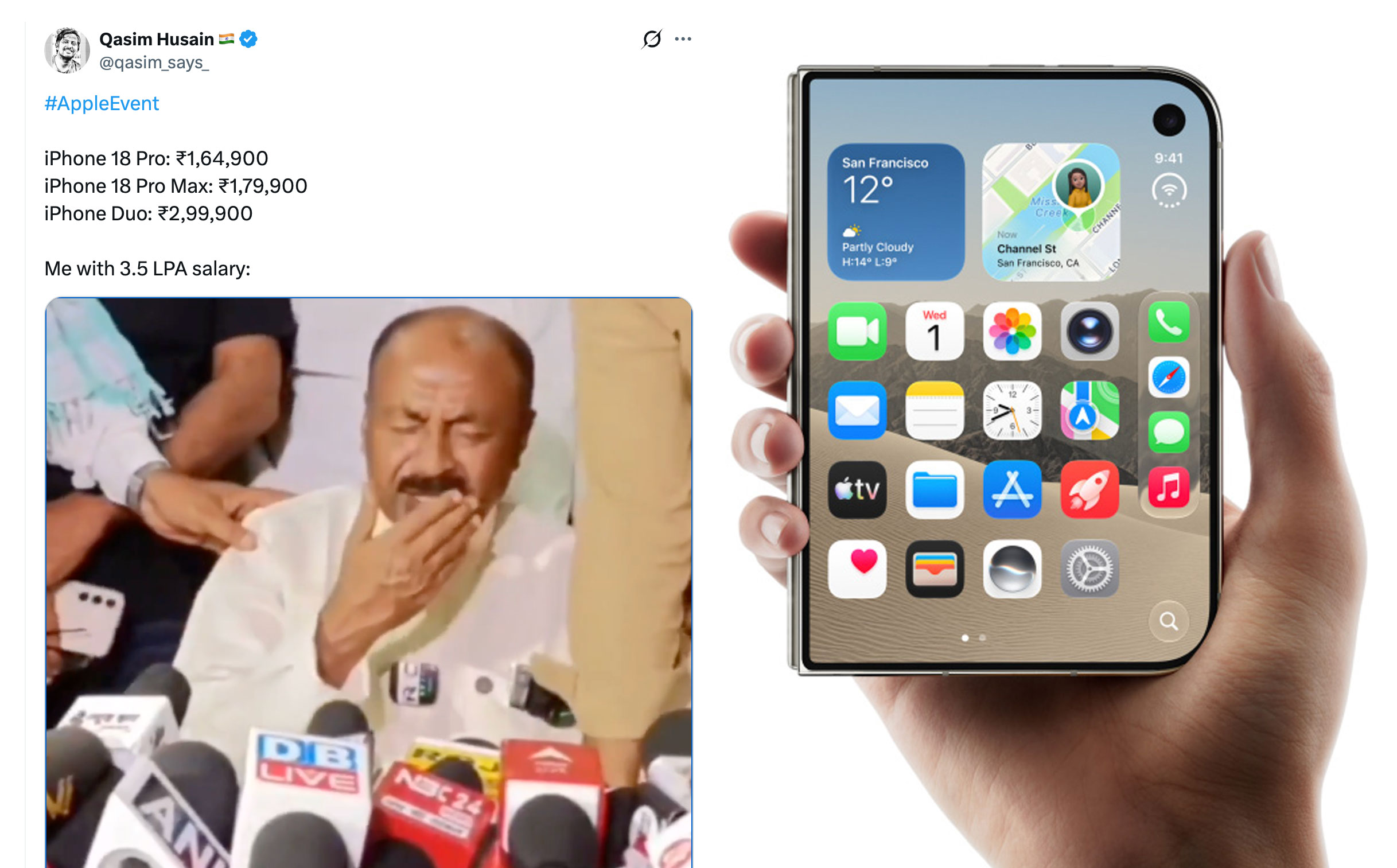 When a ₹3.5-lakh salary meets a ₹2,99,900 iPhone