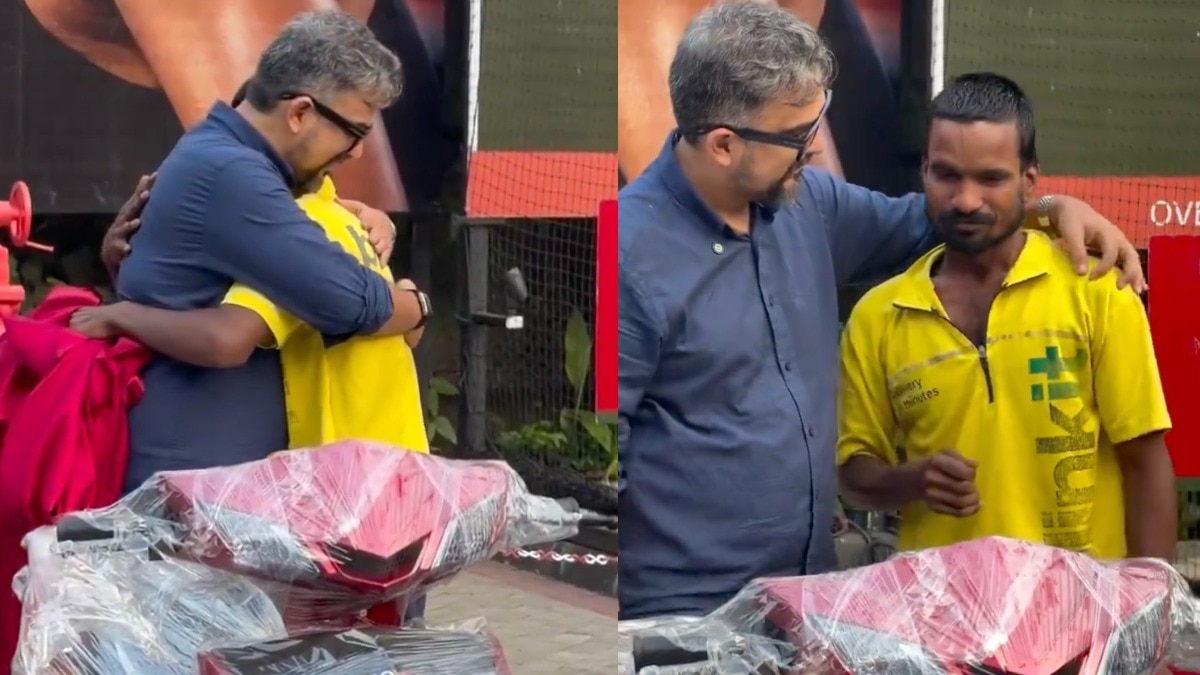 A delivery rider’s scooter-surprise video draws attention: Sujit’s reported story and the gift claim still unverified