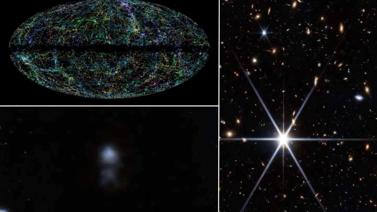A brief signal reaches deep into cosmic history