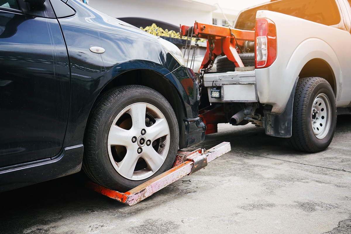 Towing shock Towing shock