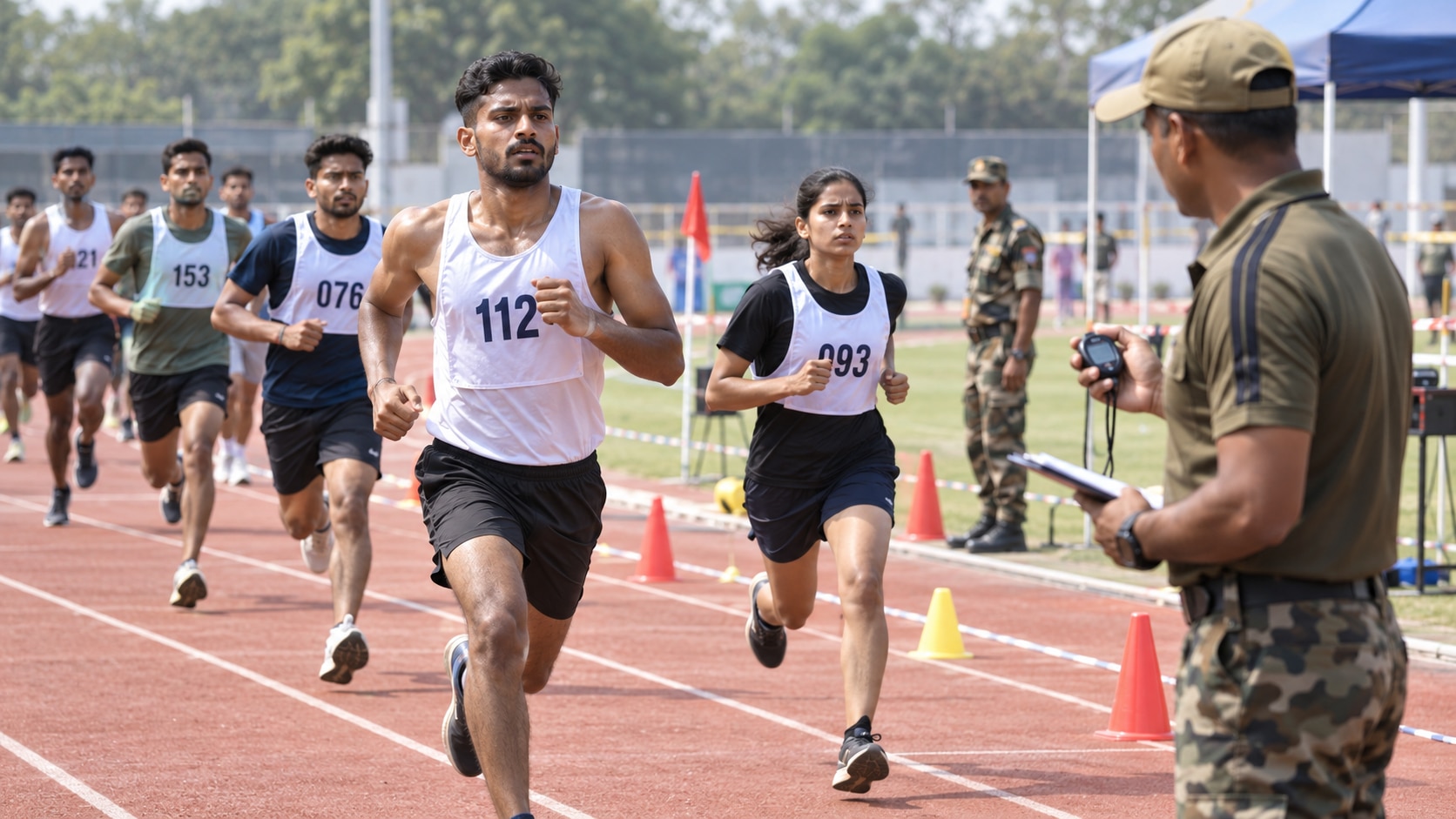 The running requirement depends on the applicable rules